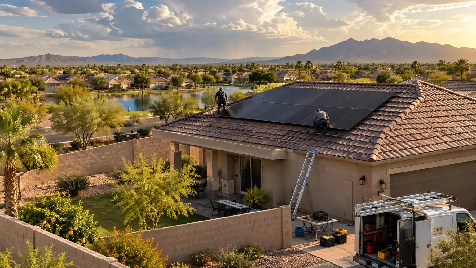 Solar Panel Repair in Gilbert, AZ